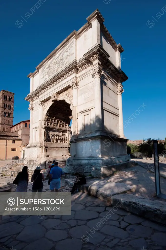 Italy, Lazio, Rome, Arco Di Tito, Arch of Titus