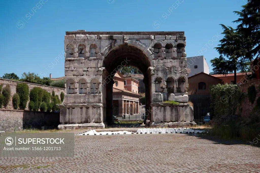 Italy, Lazio, Rome, Arco di Giano, Arch of Janus