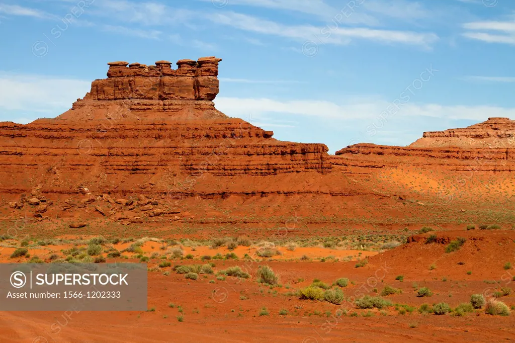 Valley of the Gods, near to Monument Valley, Utah, USA