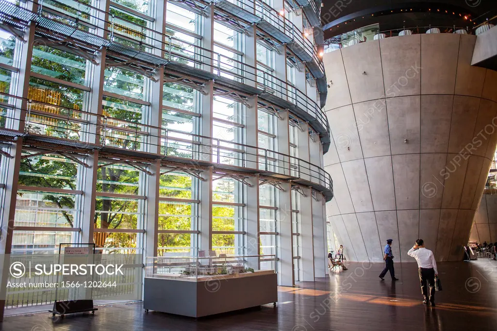 Interior of National Art Center, Tokyo, Japan