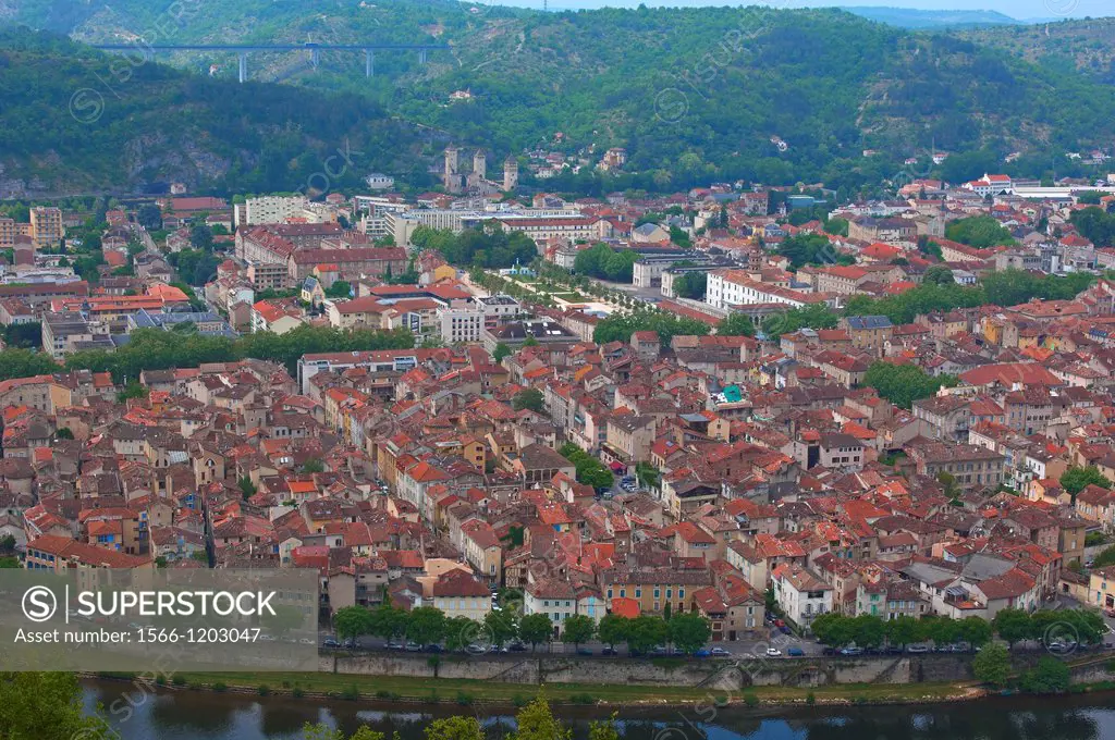 Cahors, Lot River, Lot departament, Quercy, Via Podiensis, Way of St James, France
