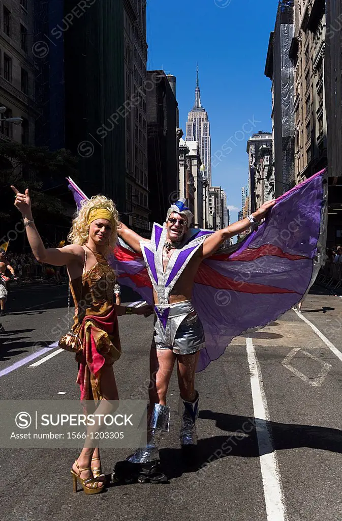 Annual parade of the pride Gay Fifth Avenue New York City, USA