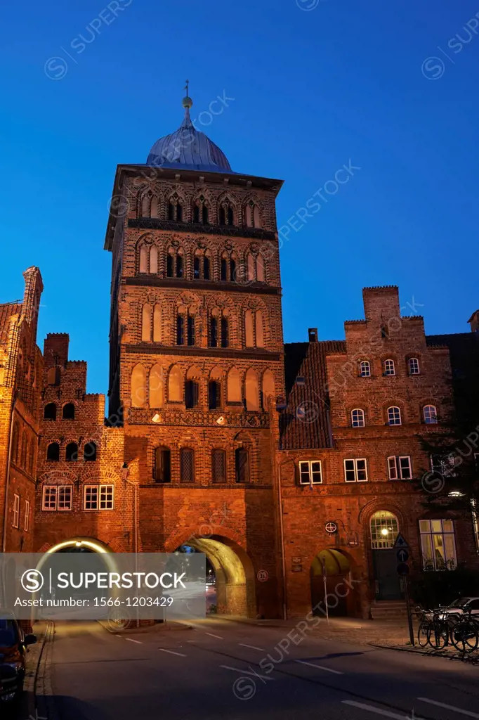 Burgtor, Castle Gate, Luebeck, Schleswig-Holstein, Hamburg, Deutschland, Germany