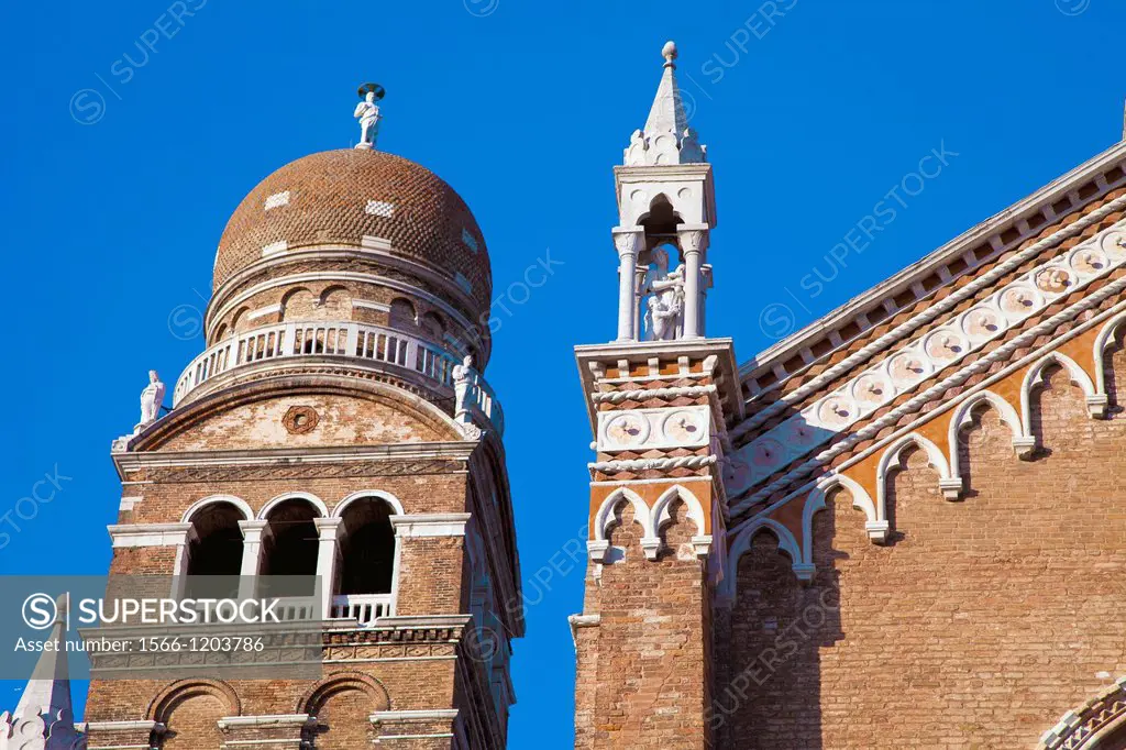 italy, venice, cannaregio: Church of the Madonna dell Orto