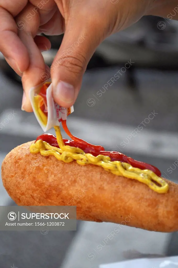 Naha Okinawa, Japan, hot-dog nugget’  
