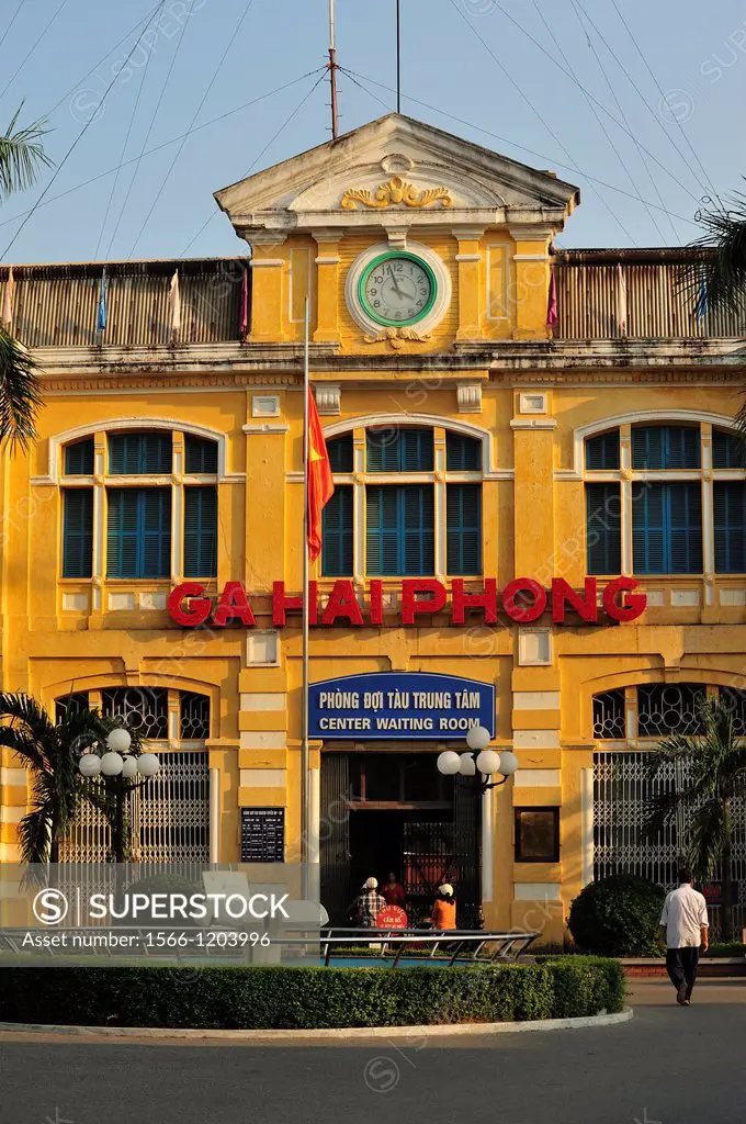 railway station, Haiphong, Vietnam