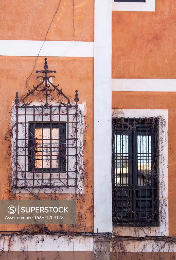 Typical house, Cuenca, Castile-La Mancha, Spain.