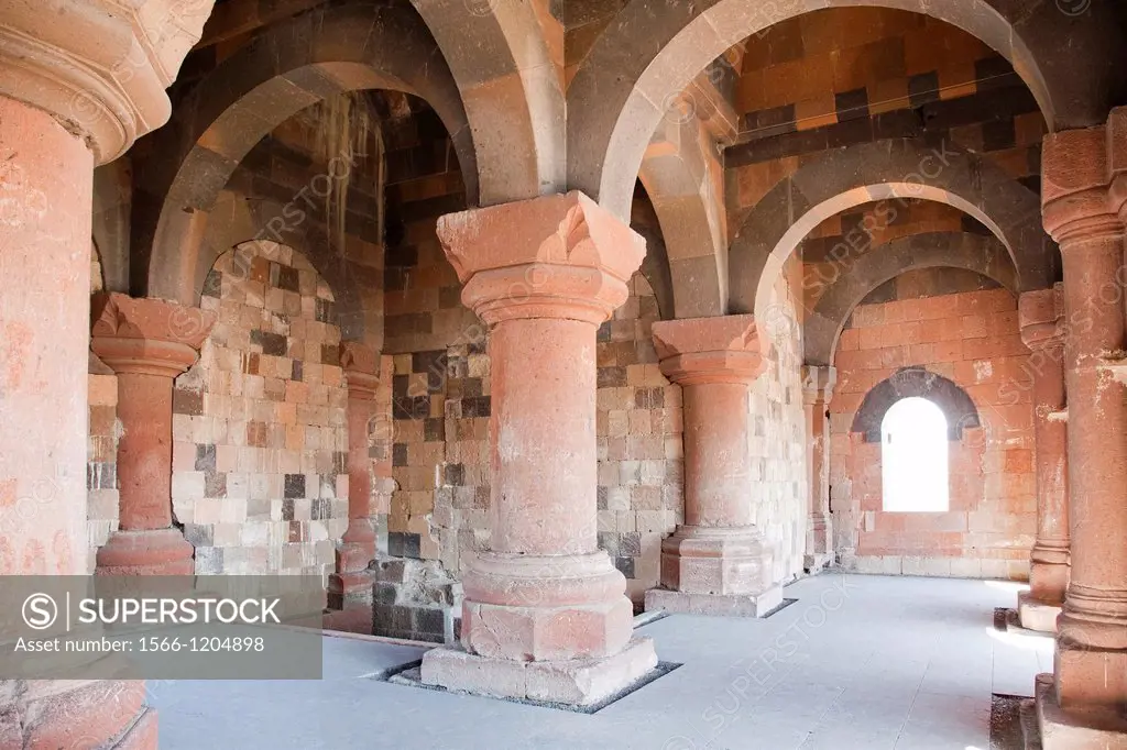 interior of menucer mosque, ani ruins, kars area, north-eastern anatolia, turkey, asia