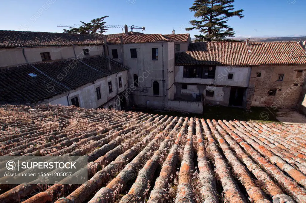 Rooftops within the walls, Avila, Spain.
