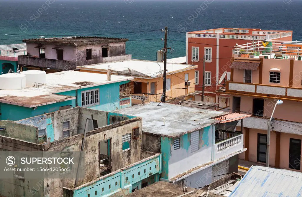 The La Perla district of Old San Juan, Puerto Rico