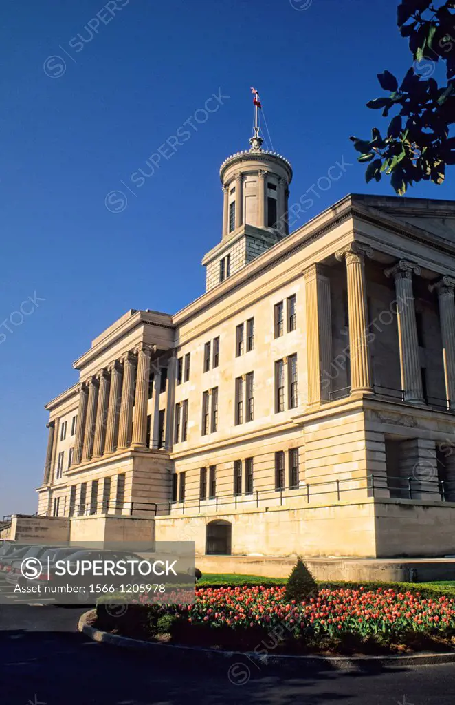 Tennessee Capital Building in Nashville Tennessee where Vice President Al Gore also worked