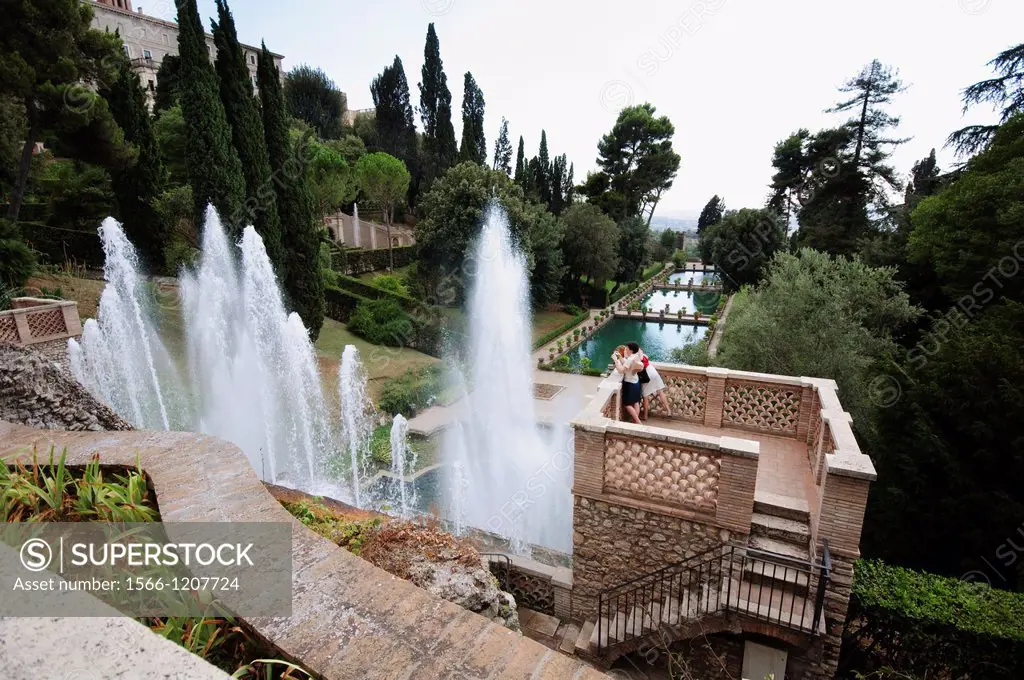 Italy, Lazio, Tivoli, Villa d´Este, Fountain