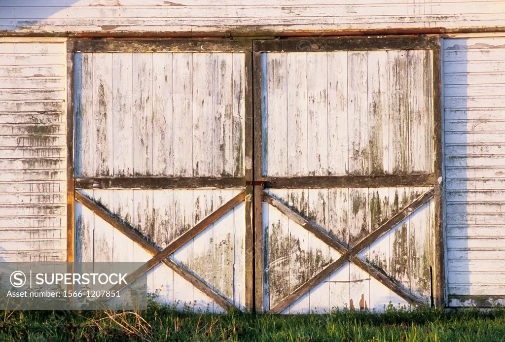 Skagit Flats barn doors, Skagit County, Washington