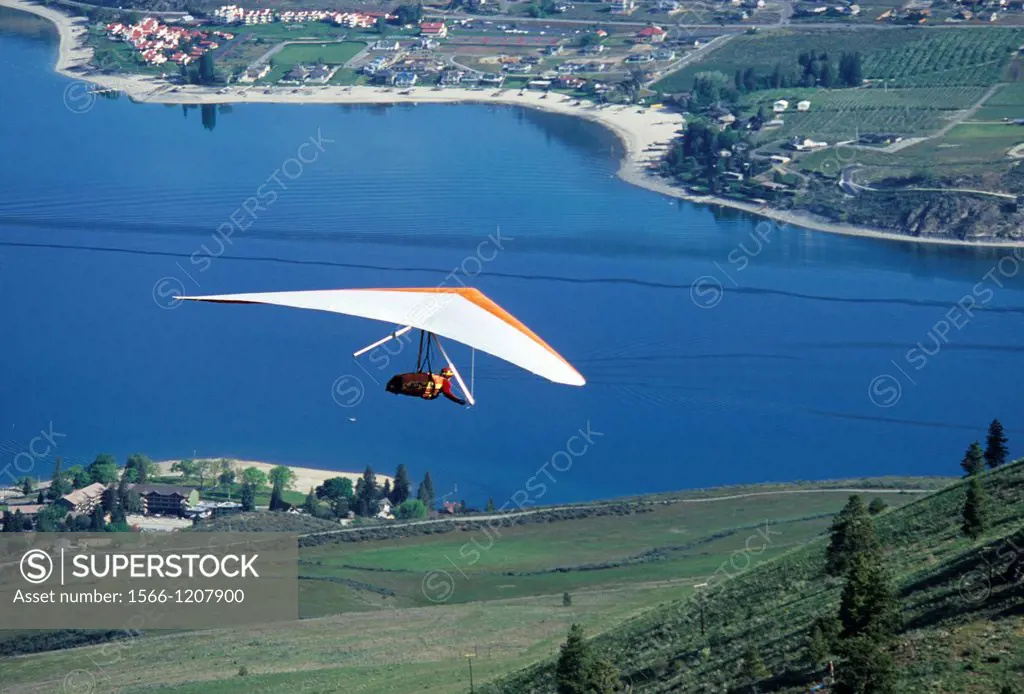 Hang glider, Chelan Butte Wildlife Area, Washington