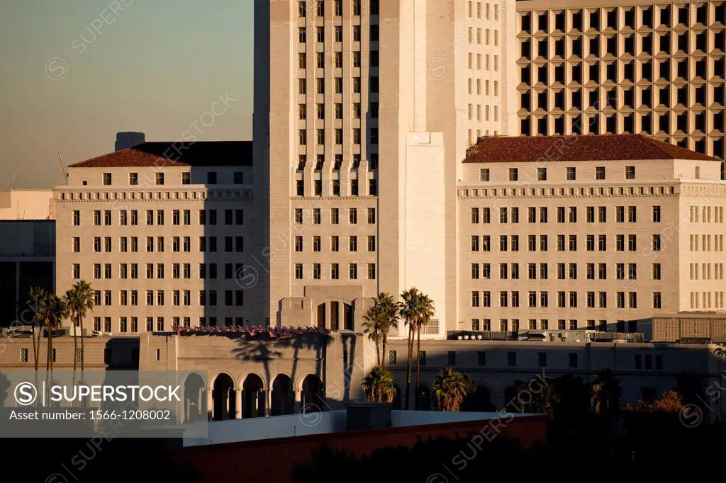 City Hall, Downtown Los Angeles, California, United States of America, USA