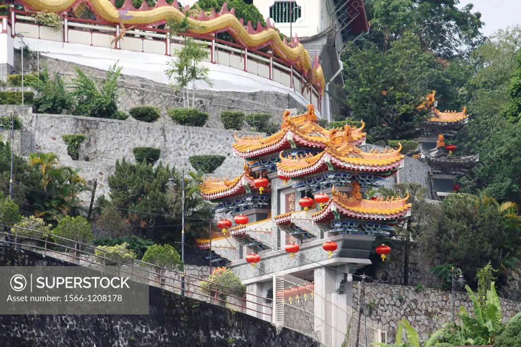 Entry of the complex of Kek Lok Si Temple, Penang, Malaysia.