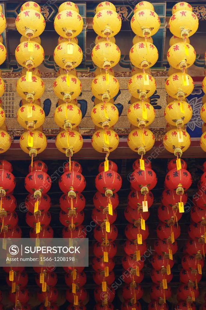 Lanterns, Kek Lok Si Temple, Penang, Malaysia.