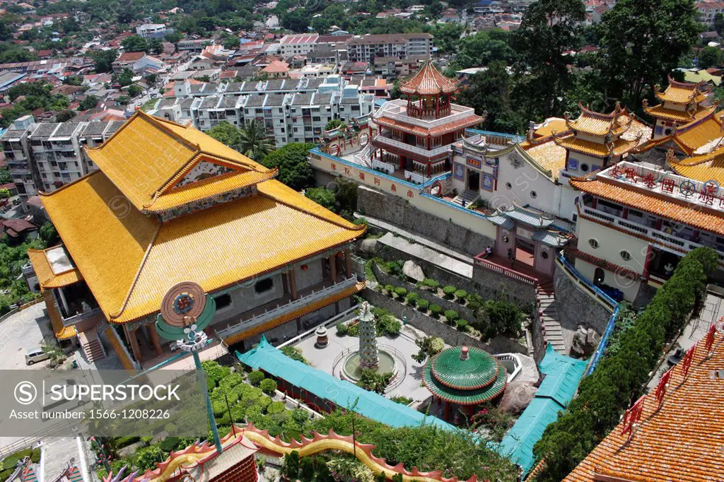 Complex of Kek Lok Si Temple, Penang, Malaysia.