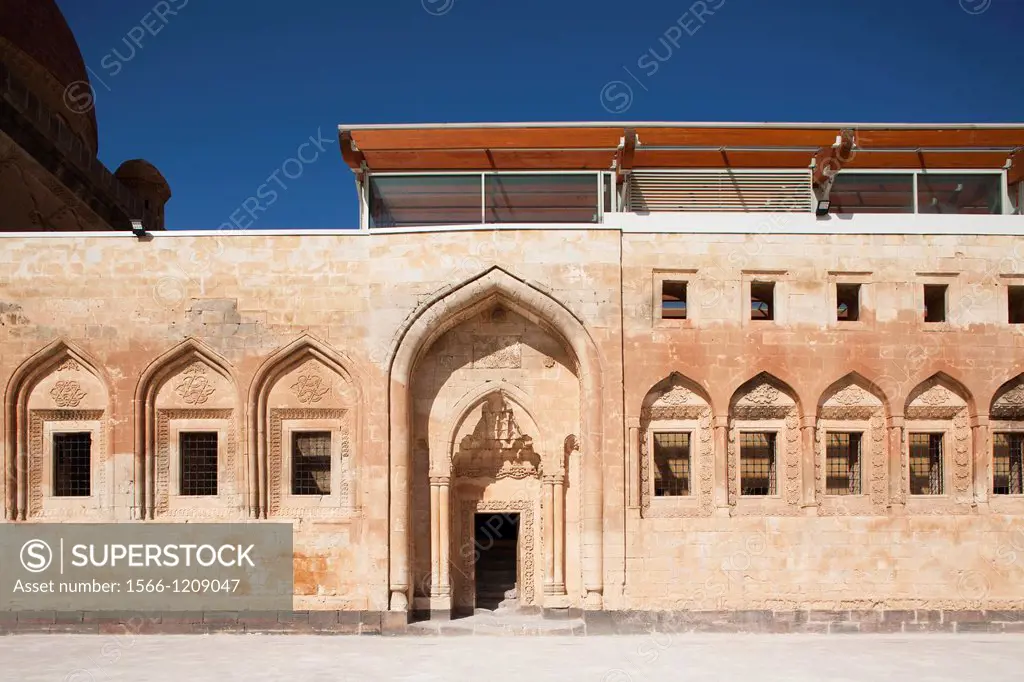 first court, ishak pasa palace, dogubayazit, north-eastern anatolia, turkey, asia