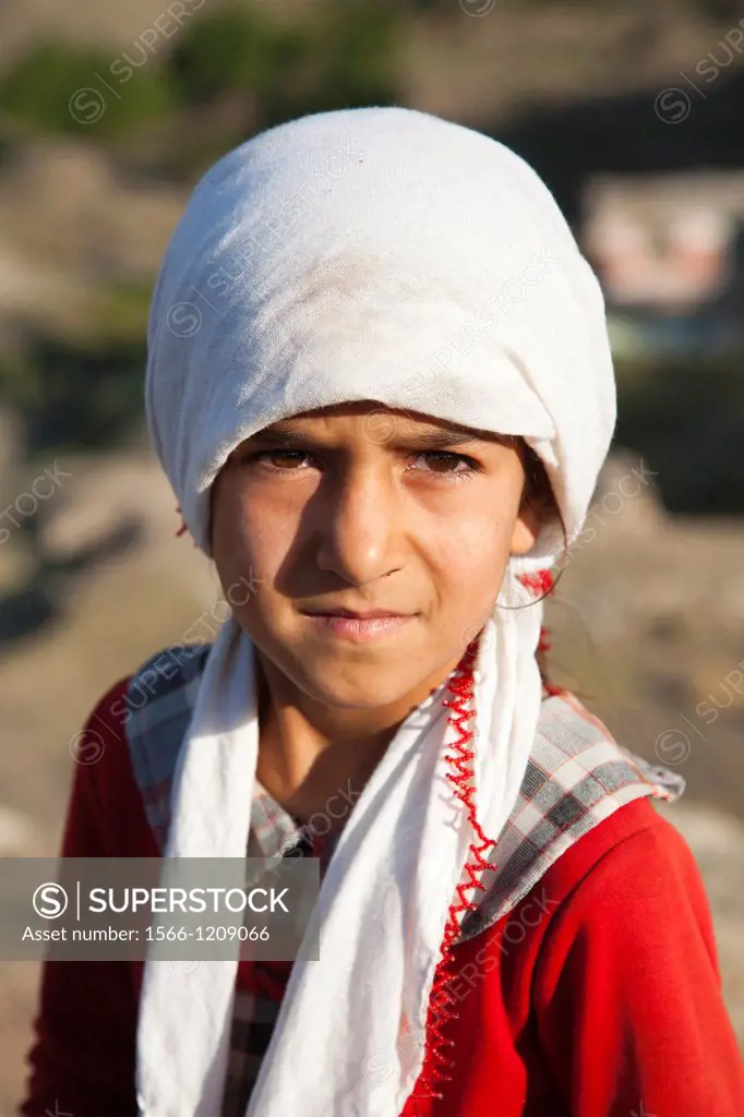 portrait of a child, dogubayazit, north-eastern anatolia, turkey, asia