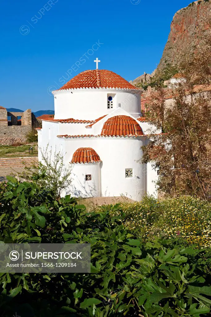 Otrthodox Church of Monemvasia            , Peloponnese, Greece