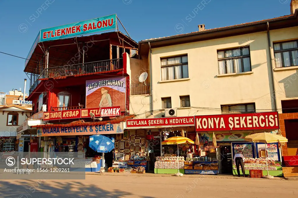 Shops in the Bazaar, Konya central Anatolia, Turkey