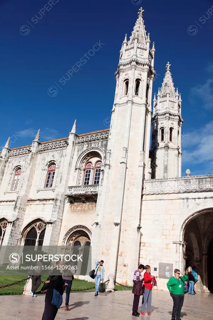 Dos Jeronimos Monastery, Lisbon, Portugal, Europe
