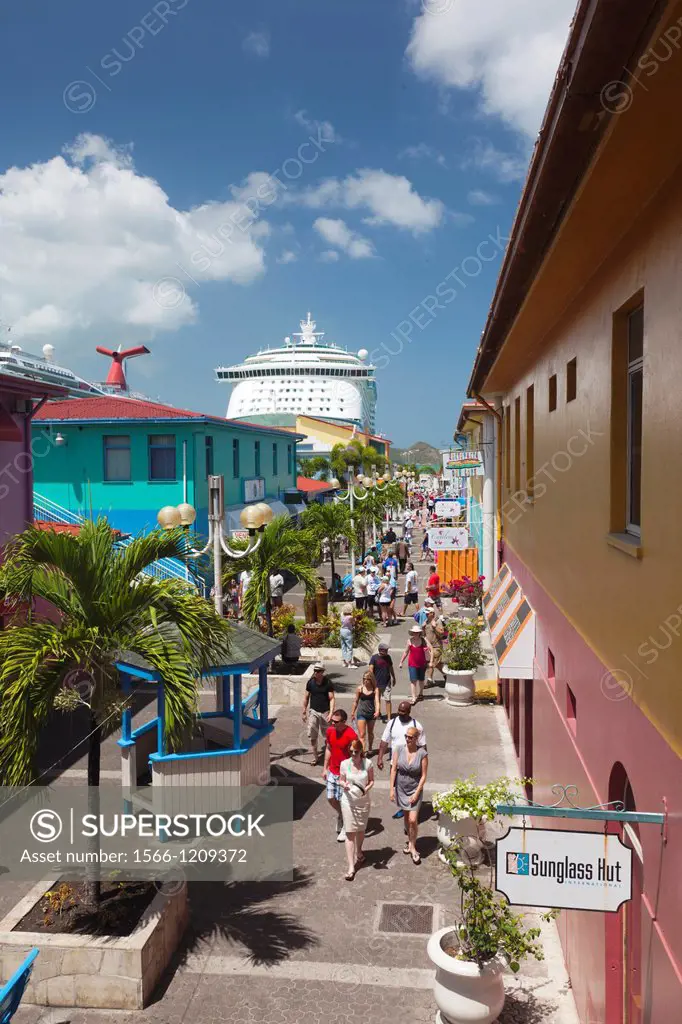 Antigua and Barbuda, Antigua, St  Johns, Heritage Quay, Cruiseship terminal shopping area, NR