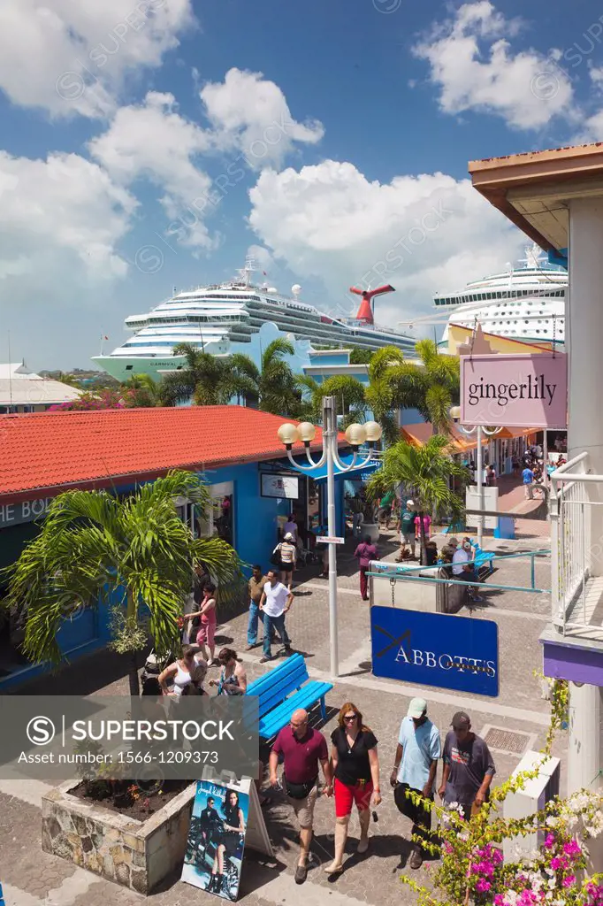 Antigua and Barbuda, Antigua, St  Johns, Heritage Quay, Cruiseship terminal shopping area, NR