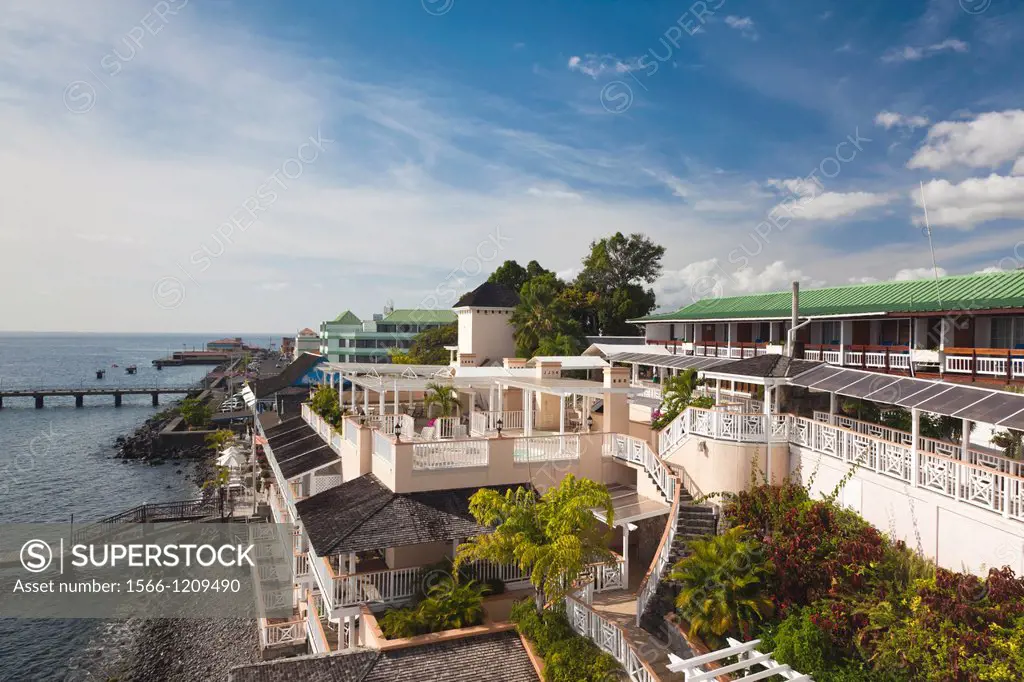Dominica, Roseau, Fort Young Hotel, exterior
