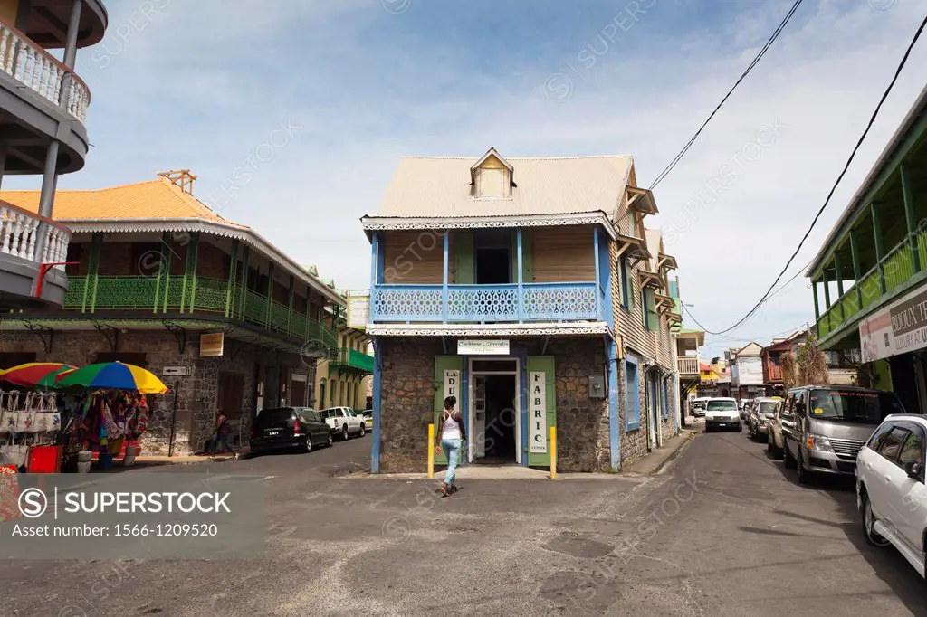 Dominica, Roseau, Old Market