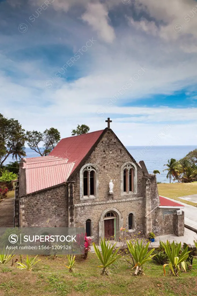 Dominica, Roseau, Grand Bay Area, Berekua town church