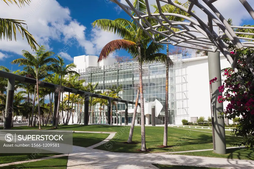 USA, Miami Beach, South Beach, New World Center, symphony hall, designed by Frank Gehry