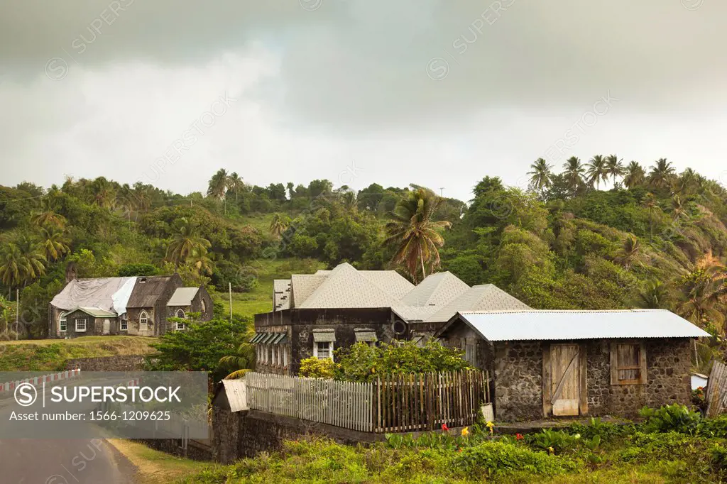 St  Vincent and the Grenadines, St  Vincent, San Souci, buildings