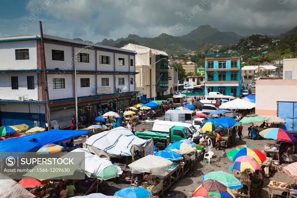St  Vincent and the Grenadines, St  Vincent, Kingstown, Public Market