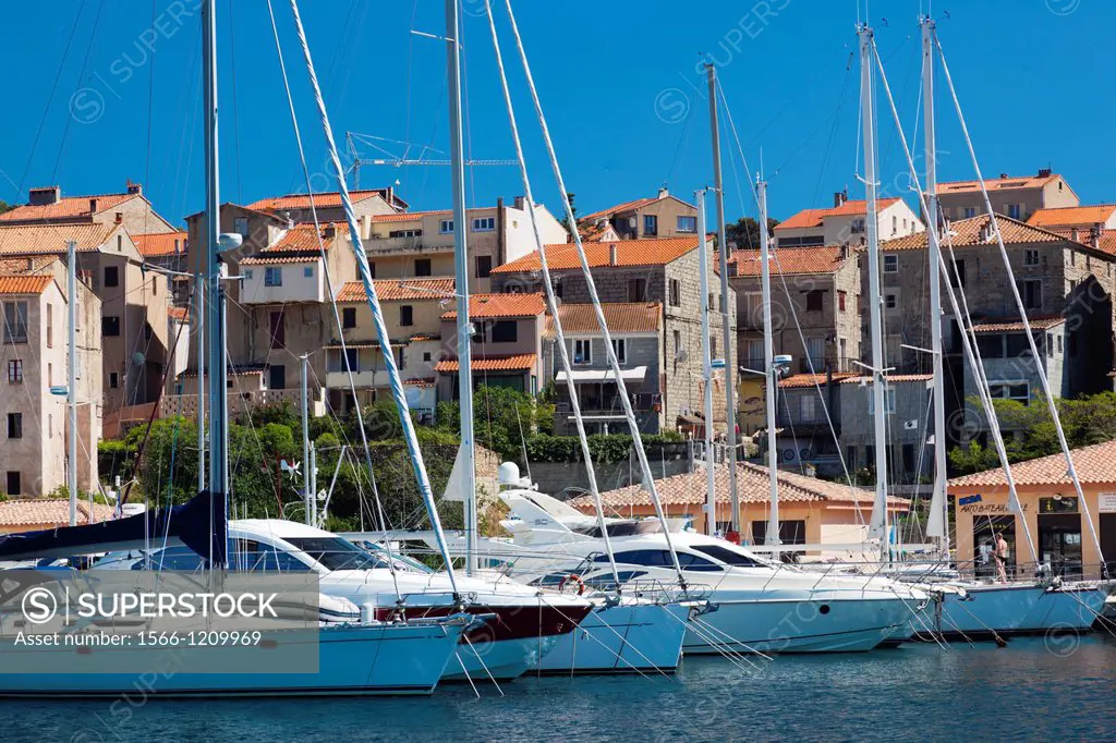 France, Corsica, Corse-du-Sud Department, Corsica South Coast Region, Propriano, town marina