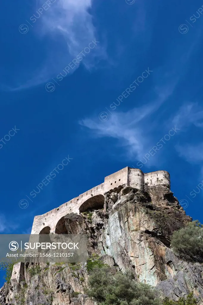France, Corsica, Haute-Corse Department, Central Mountains Region, Corte, Citadel