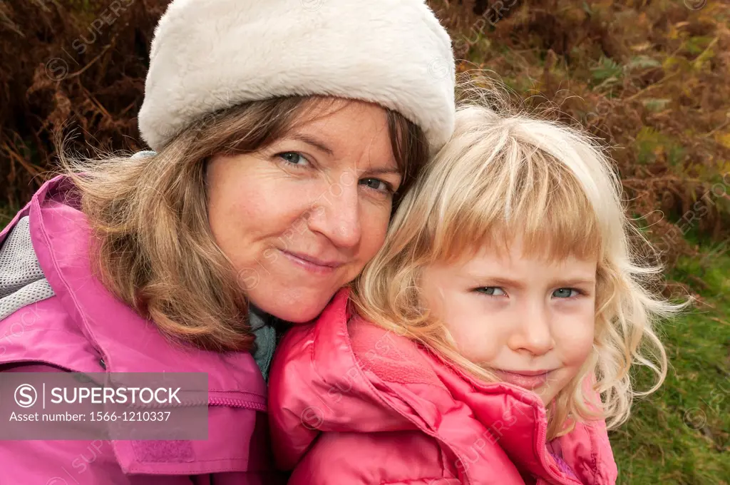 mother and daughter,grasmere,lake district,cumbria,england,uk,europe