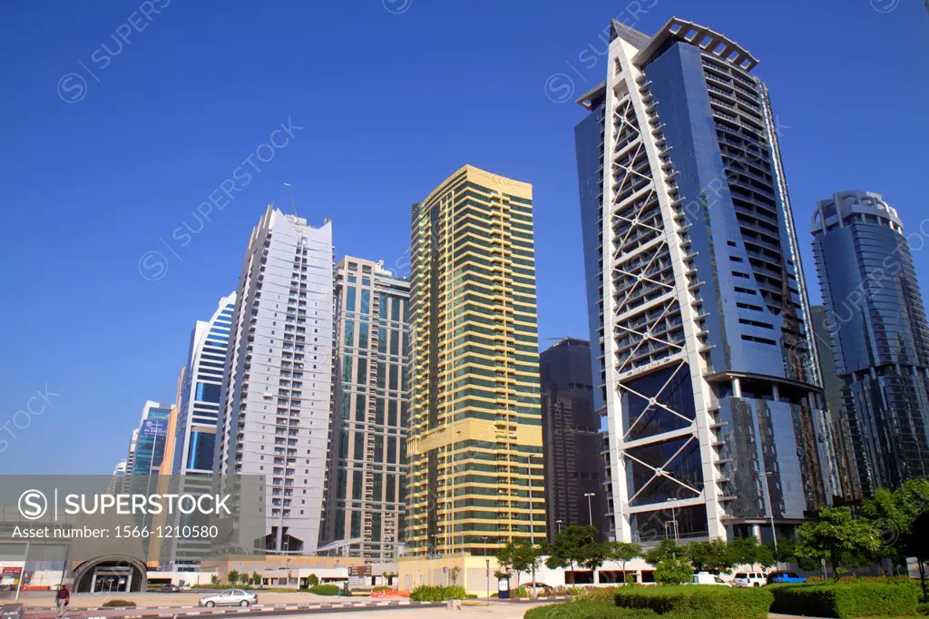 United Arab Emirates, Dubai, Jumeirah Lake Towers, Indigo Tower, Lake City Tower
