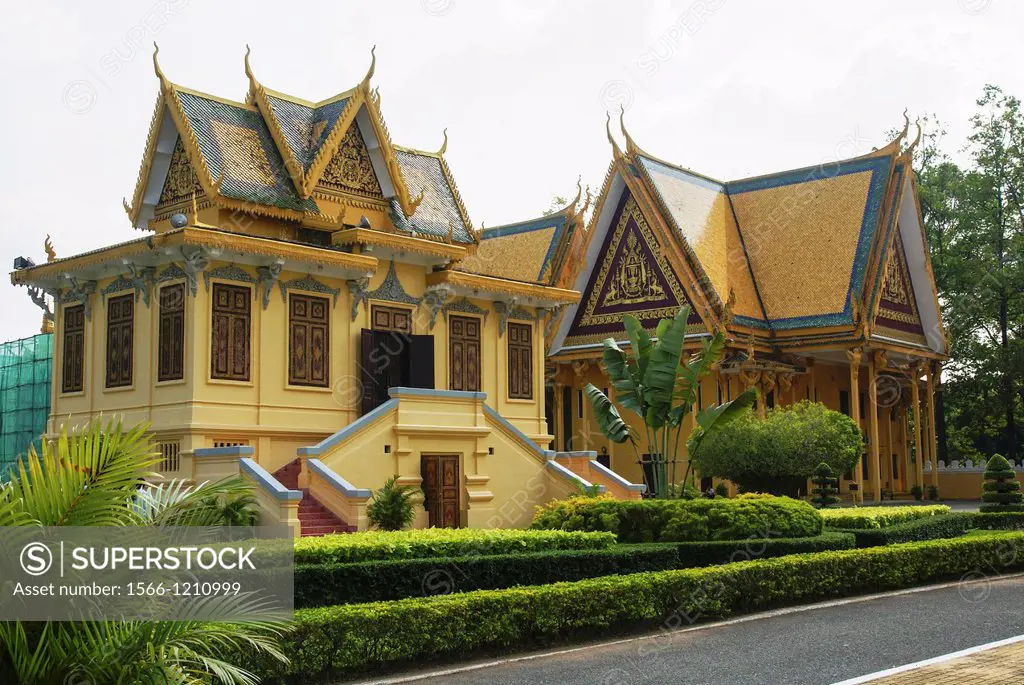 Cambodia, Phnom Penh, Royal Palace, Moonlight Pavilion