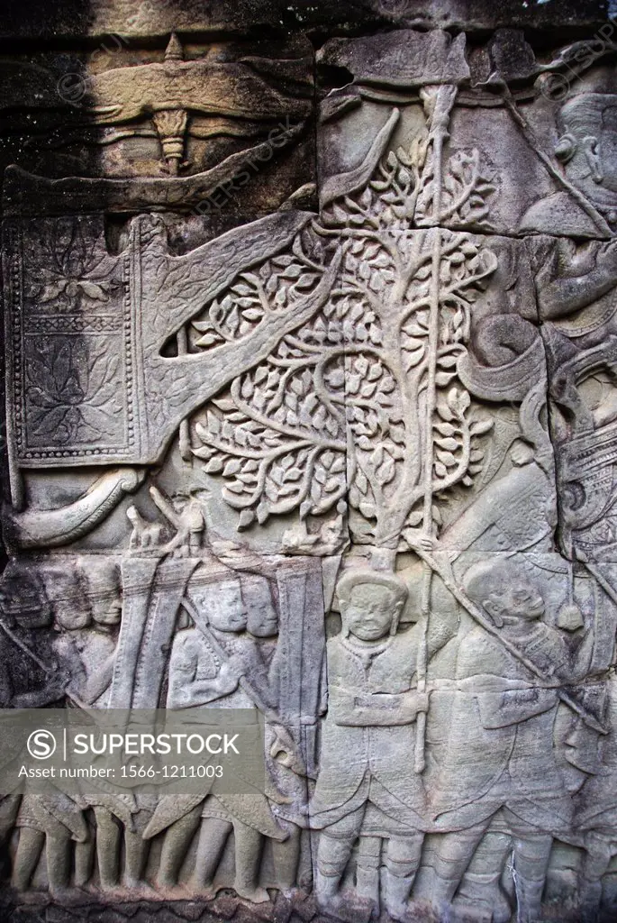 Cambodia, Angkor Thom, Bayon Temple