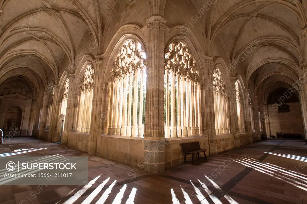 Cloister of Santa Maria cathedral, Segovia, Castilla-Leon, Spain