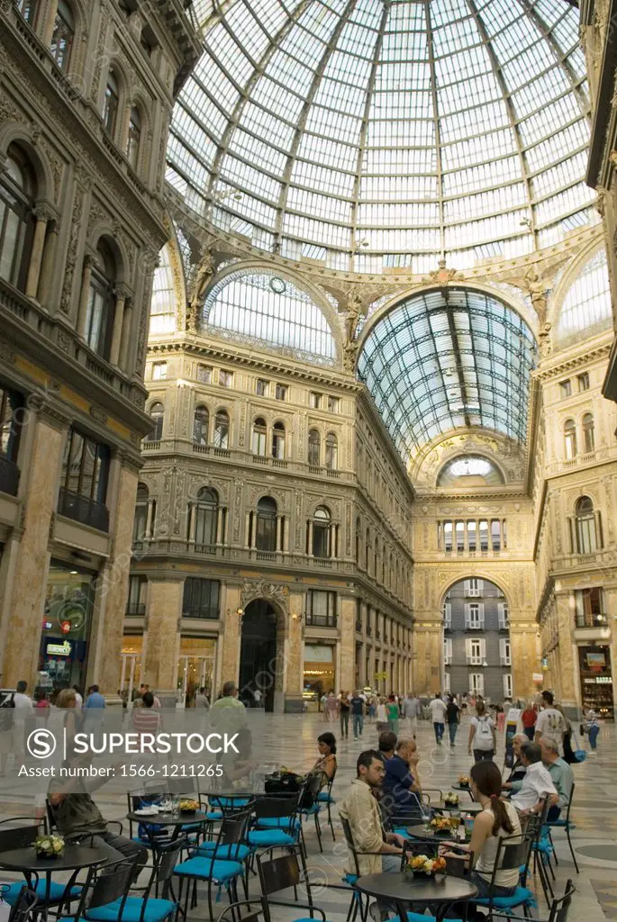 Galleria Umberto I, Naples, Campania region, southern Italy, Europe