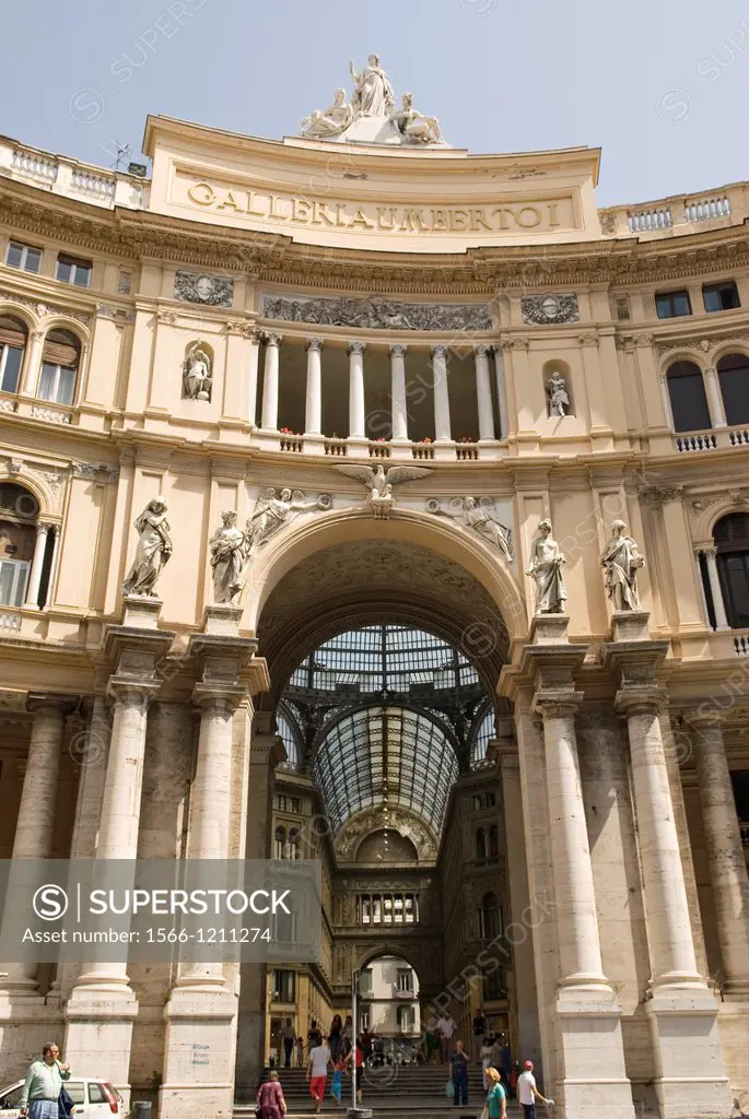 Galleria Umberto I, Naples, Campania region, southern Italy, Europe