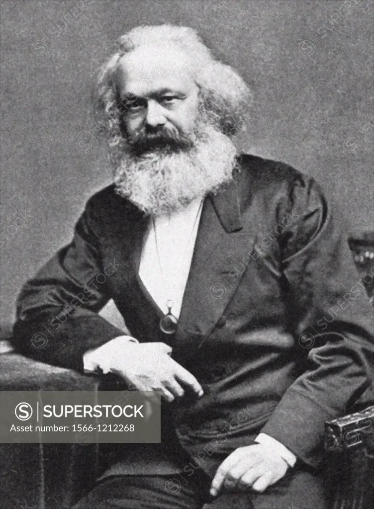 Karl Heinrich Marx was a German philosopher, economist, sociologist, historian, journalist, and revolutionary socialist  From the archives of Press Po...
