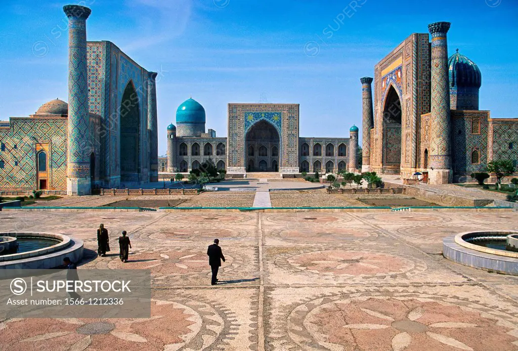 The Registan Samarkand Uzbekistan, Central Asia, Silk Road, Unesco World Heritage Site,