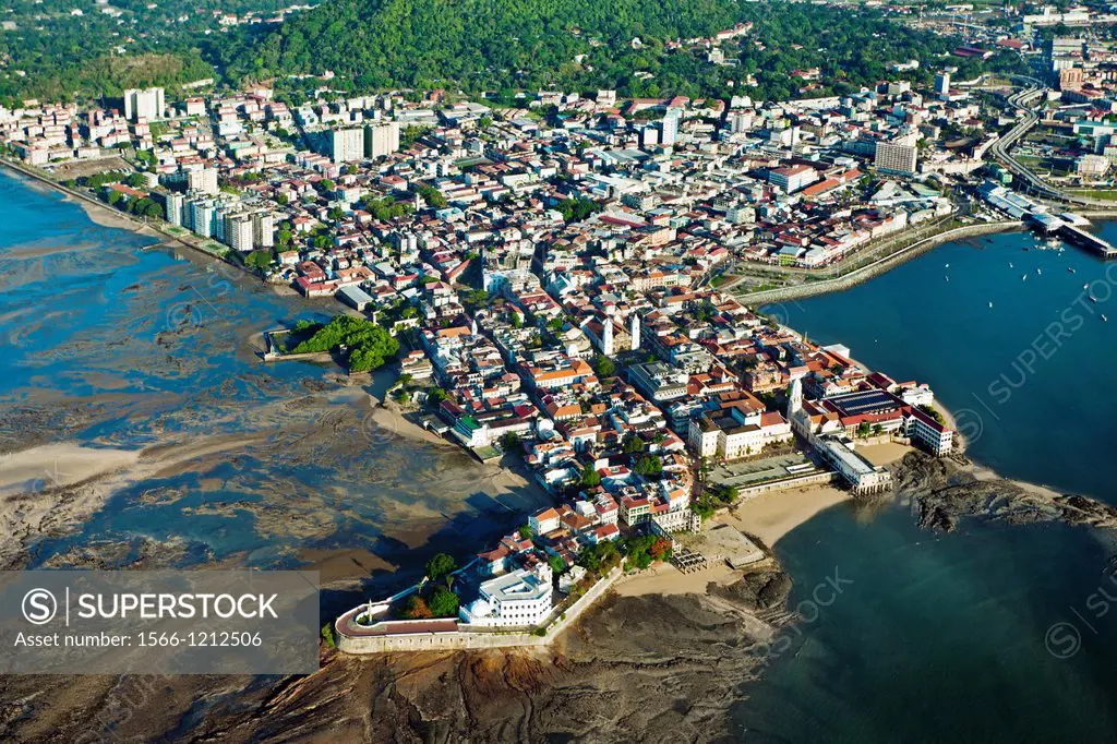 Old quarter, Aerial view, Panama City Panama.