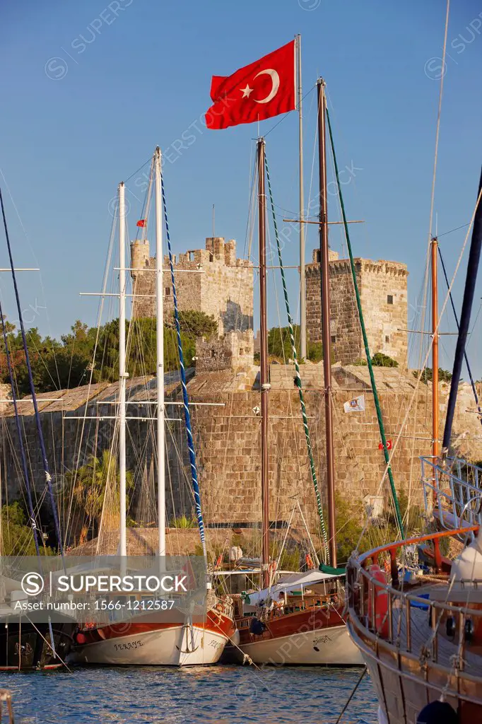 Medieval Castle of The Knights of St John The Castle of St  Peter  Bodrum, Mugla province, Turkey