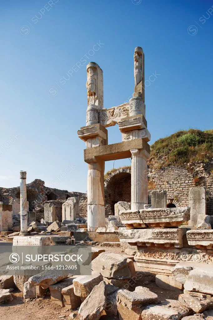 The Temple of Domitian  Ephesus Archaeological Site  Izmir province, Turkey