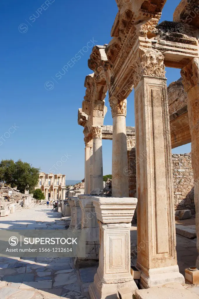 The Temple of Hadrian at Curetes Street  Ephesus Archaeological Site, Izmir province, Turkey